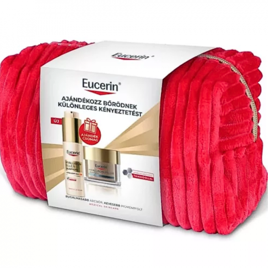 EUCERIN HYALURON-FILLER+ELASTICITY GOLD AJÁNDÉKCSOMAG NAPPALI SPF50+ÉJSZAKAI KRÉM - 50+50ML